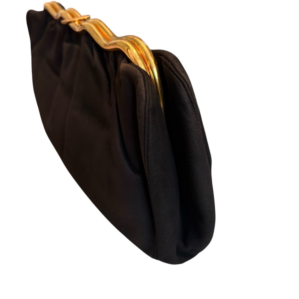 Vintage Best & Co New York Velvet Evening Clutch with Hand Carry Strap - Picture 3 of 15